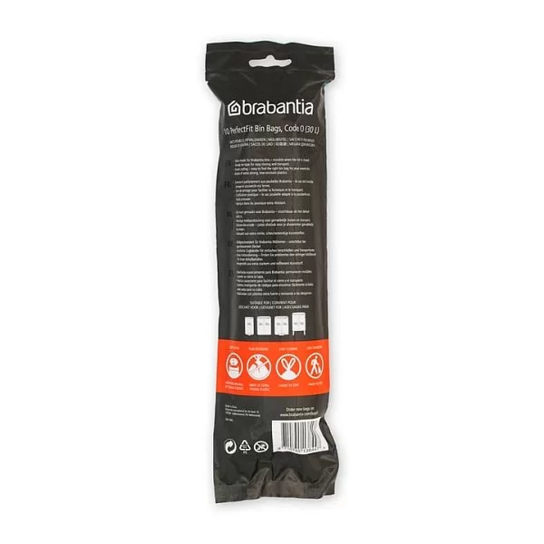 Мешки для мусора Pefect Fit 30 л, размер O, 10 шт, в рулоне, Brabantia, 138447 - изобр. 8