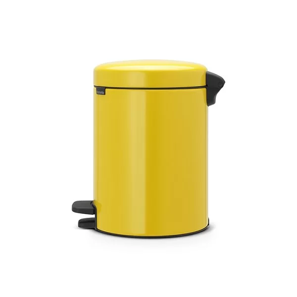 Мусорный бак с педалью NewIcon, 5л, желтая маргаритка, Brabantia, 112522 - изобр. 8