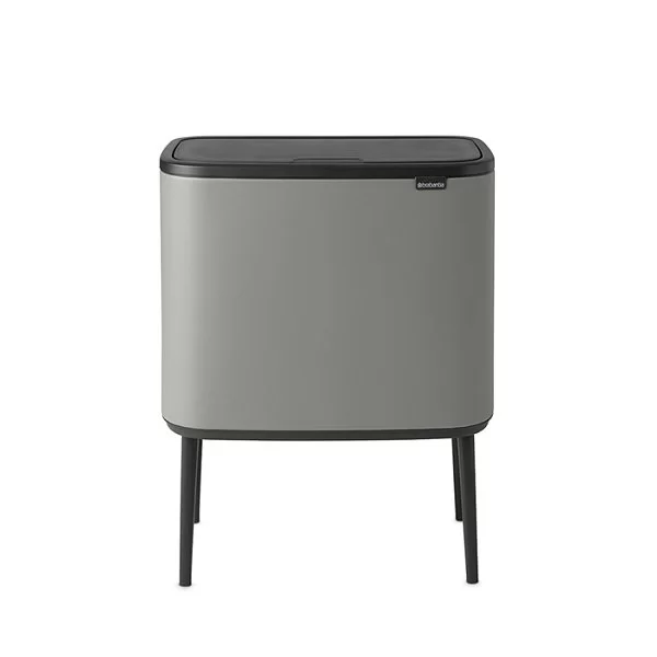 Мусорный бак 3-х секционный TOUCH BIN BO объем 3х11 л, цвет серый, материал нержавеющая сталь, Brabantia, Бельгия, 127229 - изобр. 7