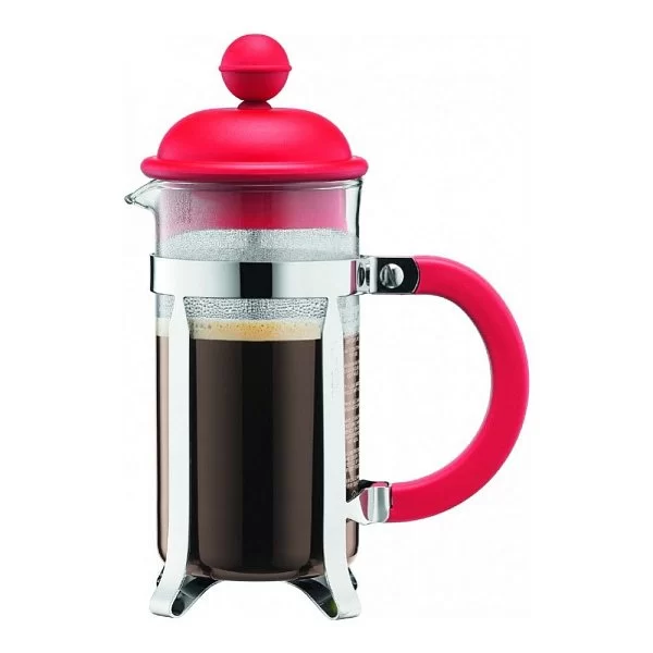 Френч-пресс Caffettiera 350 мл, стекло, цвет красный, Bodum, Швейцария, 1913-294 - изобр. 7