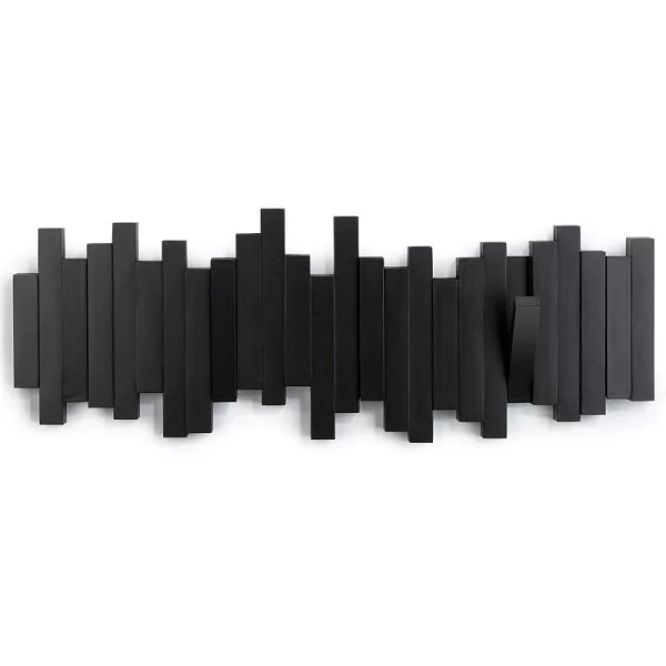 Вешалка настенная Sticks 49,3х18х3 см, цвет черный, материал пластик, Umbra, Канада, 318211-040 - изобр. 7