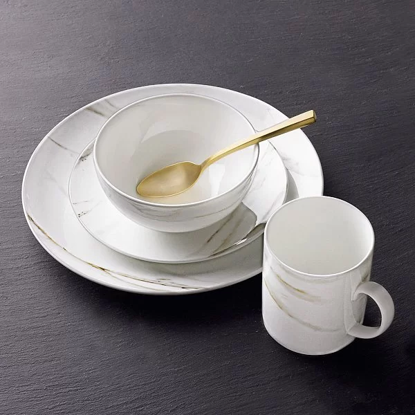 Чайник заварочный Vera Wang Venato Imperial 14,5x11,5x9,5 см, 1000 мл, материал фарфор, цвет белый, Wedgwood, Великобритания, 40024336 - изобр. 10