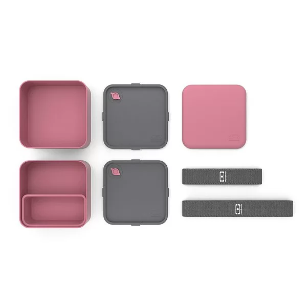 Ланч-бокс MB Square 1700 мл, пластик, розовый, Monbento, Франция, 1200 03 126 - изобр. 8
