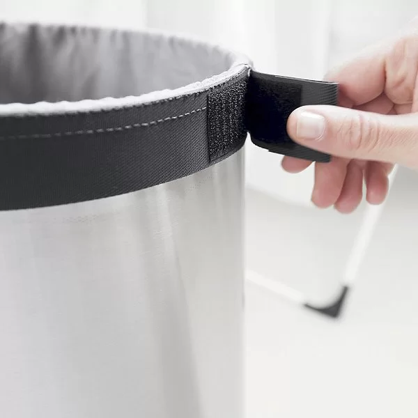 Бак для белья 60л, полированная сталь, Brabantia, 105203 - изобр. 10