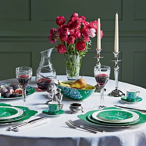 Блюдо овальное Jasper Conran Chinoiserie 45 см, материал фарфор, цвет зеленый, Wedgwood, Великобритания, 50132709519 - изобр. 9