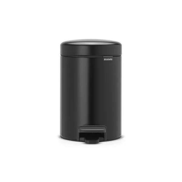 Мусорный бак с педалью NewIcon, 3л, черный матовый, Brabantia, 113321 - изобр. 7
