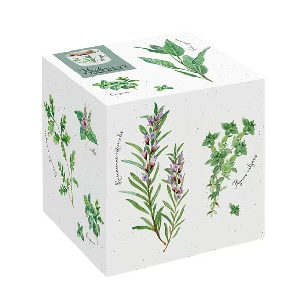 Фарфоровая банка-подставка для приборов Herbarium, цвет белый, Easy Life, Италия, EL-R2218_HERU - изобр. 8
