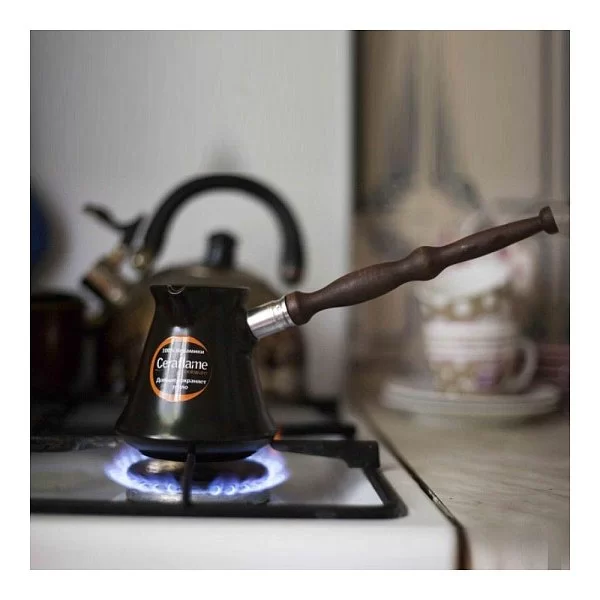 Турка для кофе Ibriks 240 мл, цвет черный, Сeraflame, D9101 - изобр. 8
