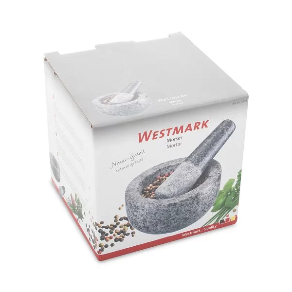 Ступка с толкушкой диаметр 13 см, гранит, цвет серый, Westmark, Германия, 69602260 - изобр. 10