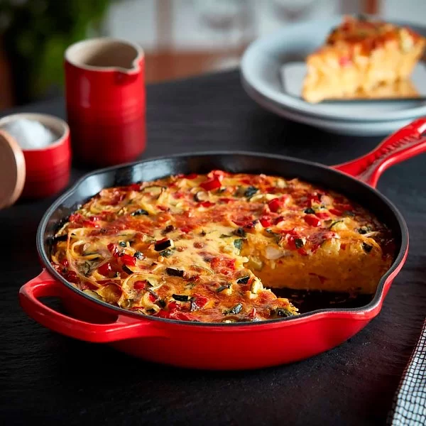 Сковорода глубокая 26 см, эмалированный чугун, цвет вишневый, Le Creuset, Франция, 20187260600422 - изобр. 12