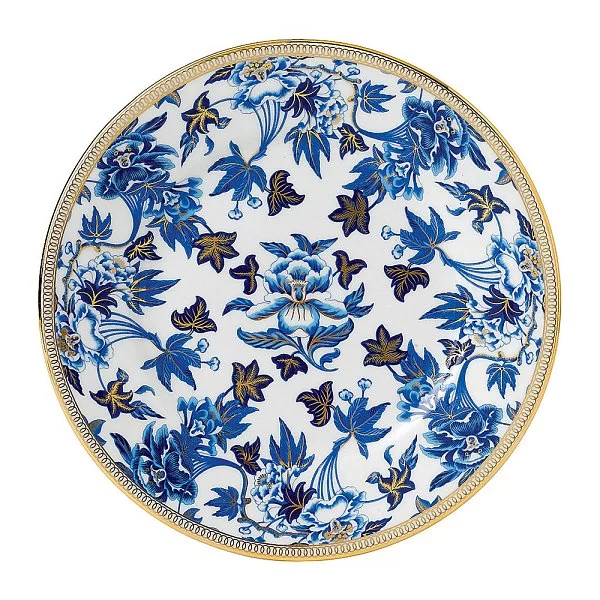 Тарелка закусочная Hibiscus 20 см материал фарфор, цвет синий, Wedgwood, Великобритания, 40003897 - изобр. 7