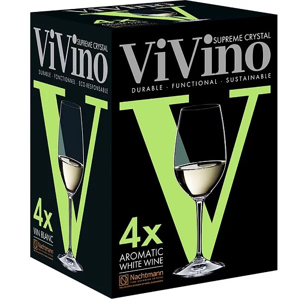Набор из 4 бокалов Vivino для белого вина 350 мл, материал бессвинцовый хрусталь, Nachtmann, Германия, 103742 - изобр. 10