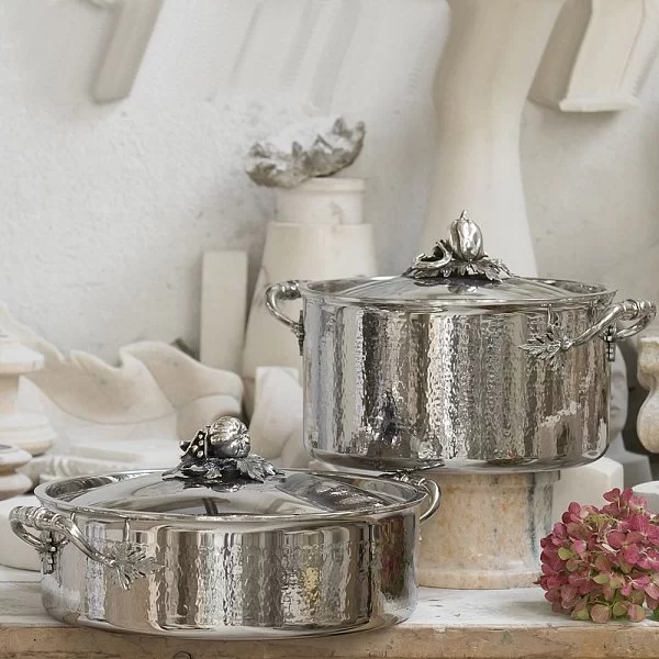 Кастрюля с декорированной крышкой Opus Prima, объем 8л, нержавеющая сталь, Ruffoni, D26 Ruffoni - изобр. 12