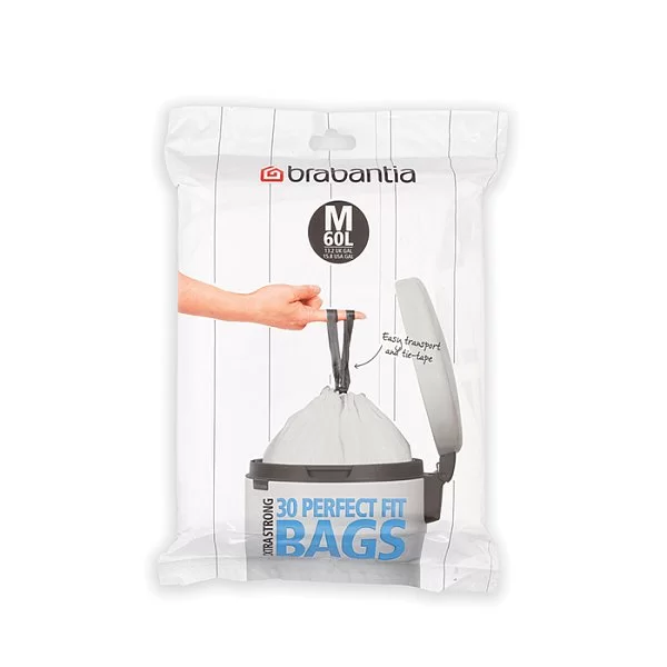Мешки для мусора PerfectFit объем 60 л, 30 шт, Brabantia, Бельгия, 126949 - изобр. 7