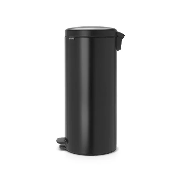 Мусорный бак с педалью NewIcon, 30л, черный матовый, Brabantia, 114540 - изобр. 8