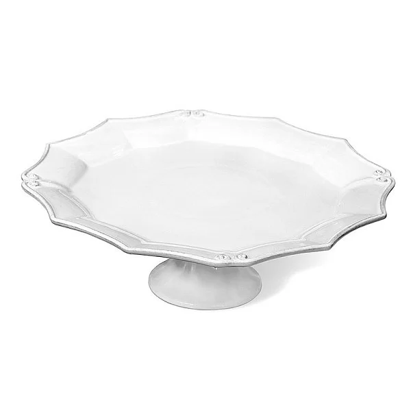 Блюдо на ножке Barroco 36 см керамика, цвет белый, Costa Nova, Португалия, VP146-WHI(RP362-00201Z) - изобр. 7