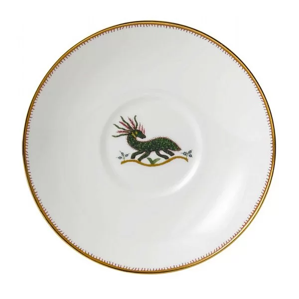 Чайная пара Mythical Creatures 180 мл, материал фарфор, цвет белый, Wedgwood, Великобритания, 40015245 - изобр. 8