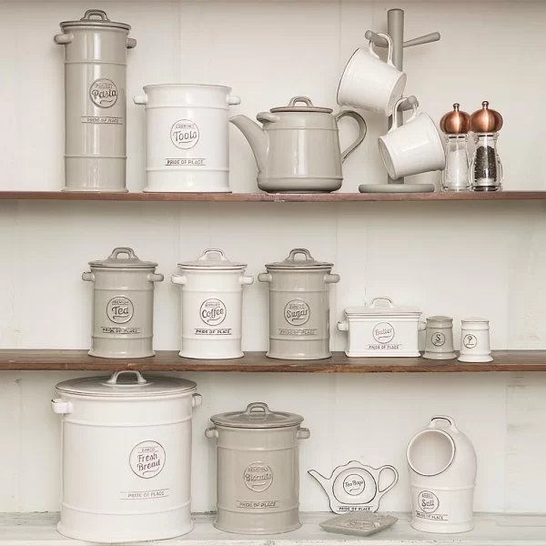 Солонка Pride of Place Cool Grey, диаметр 5,8 см, материал керамика, цвет серый, T&G, Великобритания, 18098 - изобр. 10