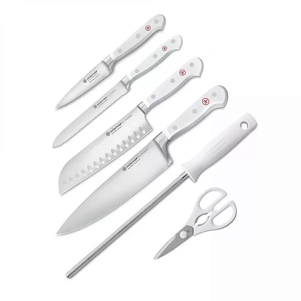 Набор кухонных ножей в подставке White Classic, 7 предметов, Wusthof, Германия, 1090270601 - изобр. 8