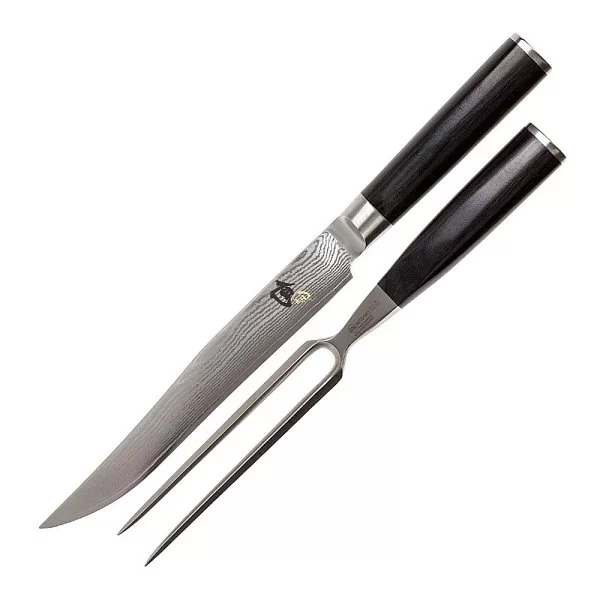 Набор для нарезки Shun Classic длина лезвия 20 см, сталь VG-MAX в обкладках из дамаска, Kai, Япония, DMS-200 - изобр. 7