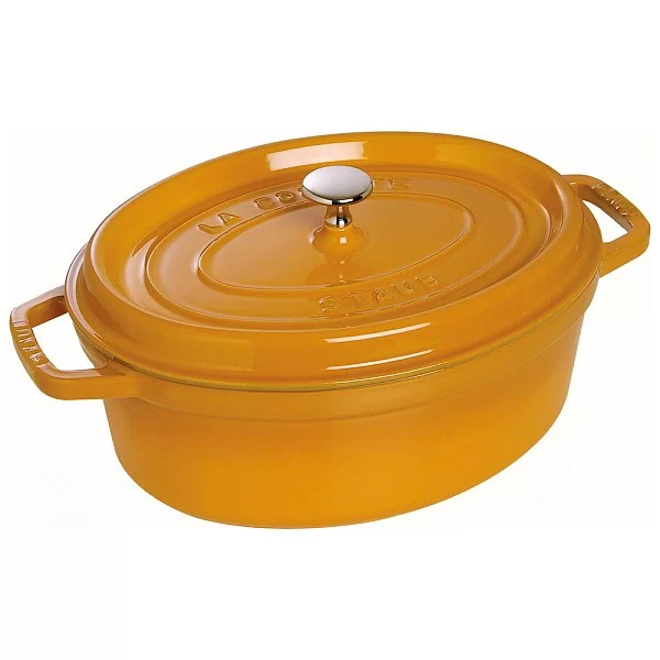 Кокот овальный горчичный, 3,2л, Staub, 1102712 - изобр. 7