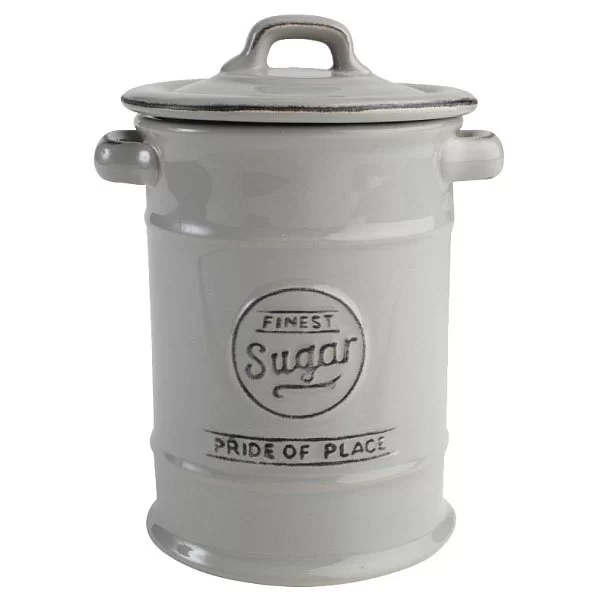 Ёмкость для хранения сахара Pride of Place Cool Grey, диаметр 11,5 см, материал керамика, цвет серый, T&G, Великобритания, 18092 - изобр. 7