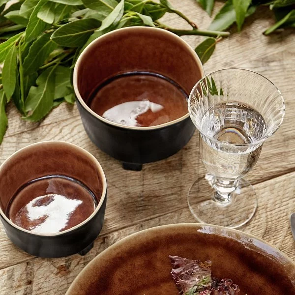 Чаша на ножках Riviera 14 см материал керамика, цвет коричневый, Costa Nova, Португалия, VES141-TER(VES141-01616G) - изобр. 9