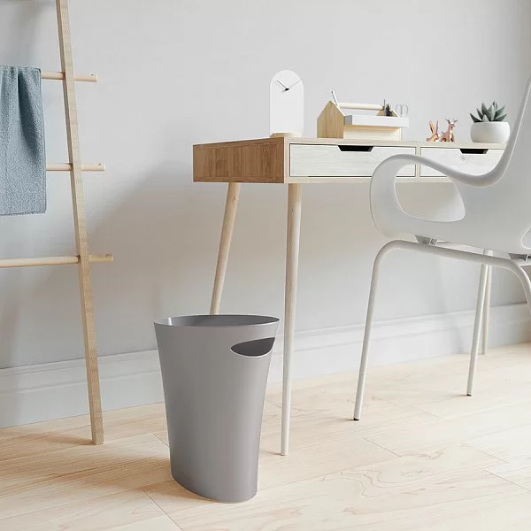 Контейнер мусорный Skinny 17x33x34 см, материал пластик, цвет серебристый, Umbra, Канада, 1014555-560 - изобр. 8