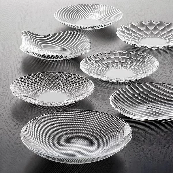 Набор подстановочных тарелок/блюд Samba 32 см 2 шт, хрусталь, Nachtmann, 89993 - изобр. 9