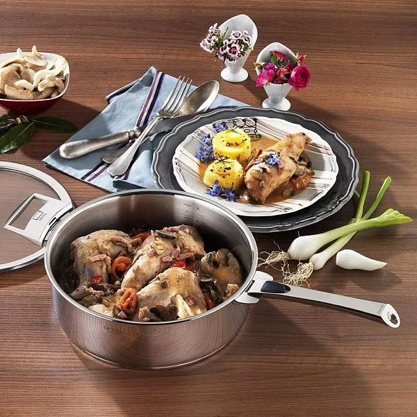 Кастрюля Casteline 3,2 л, диаметр 20 см, нержавеющая сталь 18/10, зеркальная полировка, Cristel, Франция, C20QMP - изобр. 12