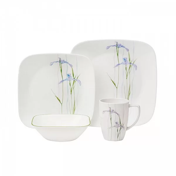 Набор посуды 16 предметов Shadow Iris на 4 персоны, стекло, Corelle, 1085645 - изобр. 7