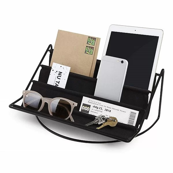 Органайзер для аксессуаров Hammock 13,5х19,8х31 см, цвет черный, материал металл + полиэстер, Umbra, Канада, 1011100-040 - изобр. 9