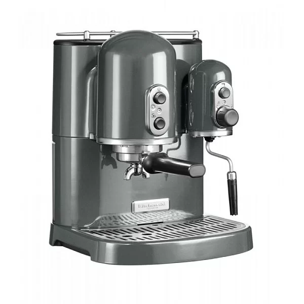 Кофеварка Artisan рожковая, 2 л, серебряный медальон, Kitchen Aid, 5KES2102EMS - изобр. 9
