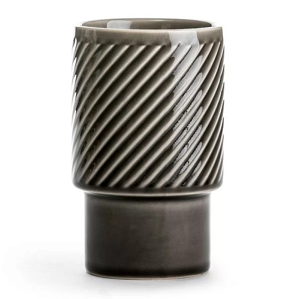 Стакан для латте Coffee and More, 400 мл, керамика, цвет серый, SagаForm, Швеция, 5017878 - изобр. 7