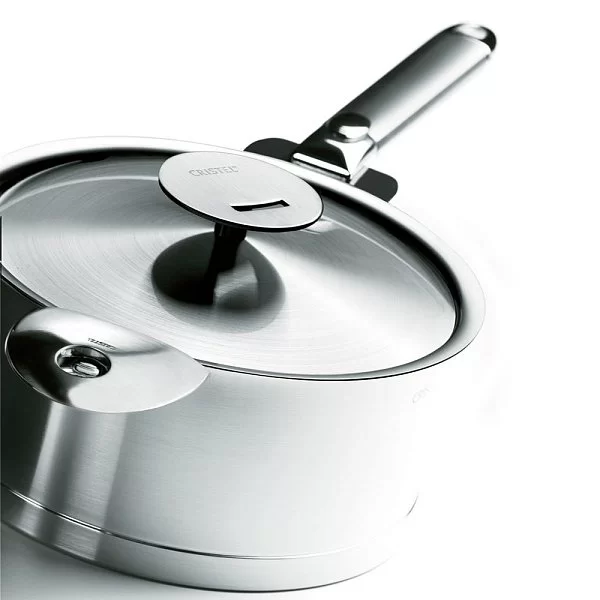 Кастрюля Strate 6,6 л, диаметр 26 см, матовая нержавеющая сталь 18/10, Cristel, Франция, C26QL - изобр. 14