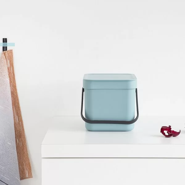 Мусорное ведро Sort & Go встраиваемое, 6л, мятный, Brabantia, 109645 - изобр. 11