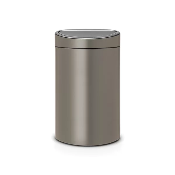 Мусорный бак Touch Bin New 40л, платиновый, Brabantia, 114908 - изобр. 7