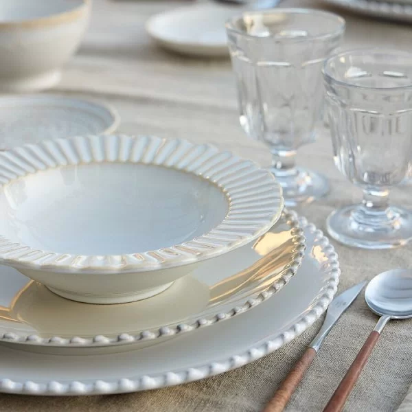 Тарелка глубокая Cristal 23 см, керамика, цвет белый, Costa Nova, Португалия, STP281-WHI(STP281-VC7107) - изобр. 9