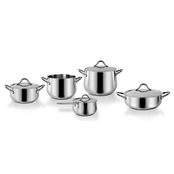 Набор посуды из 5 предметов Sapore Italiano, нержавеющая сталь, Barazzoni, Италия, 292909 - изобр. 7