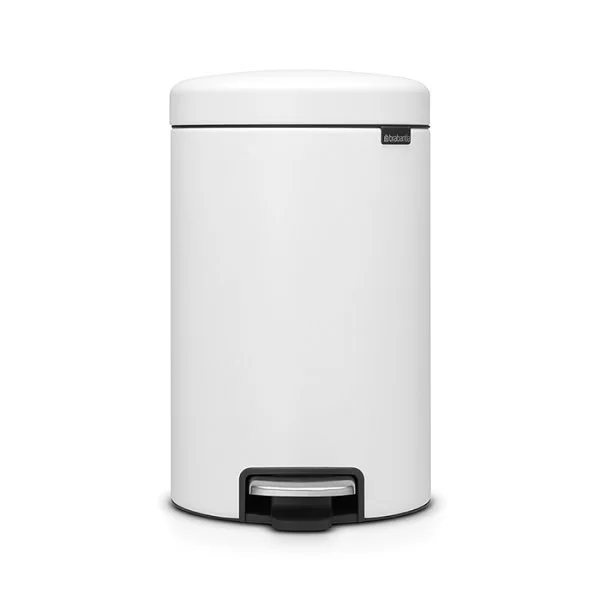 Мусорный бак с педалью NewIcon, 12л, минерально-белый, Brabantia, 113789 - изобр. 7