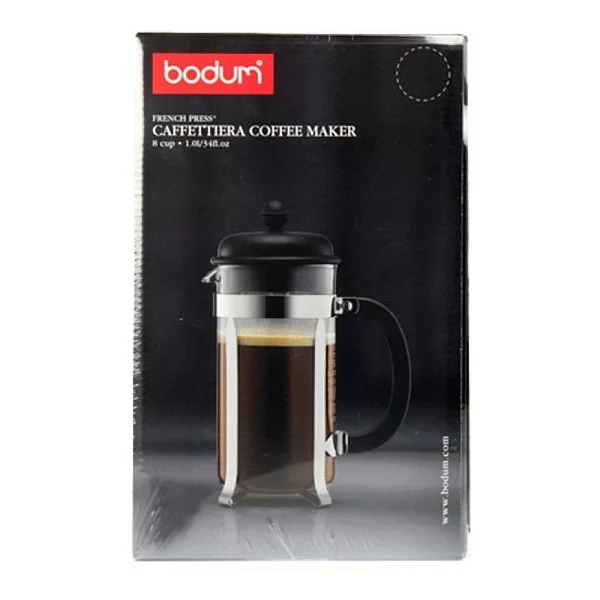 Кофейник с прессом Caffetiera, 1л, стекло, Bodum, 1918-01 - изобр. 9