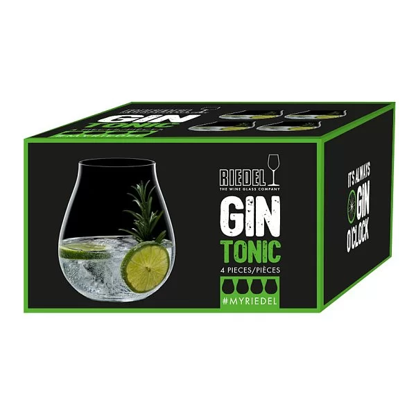 Набор бокалов для джина Gin O'Clock 760 мл, хрусталь, 4 шт, Big O, Riedel, 5414/67 - изобр. 10