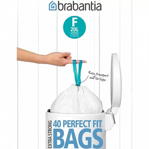 Мешки для мусора PerfectFit, 20л, 40шт, Brabantia, 375644 - изобр. 7