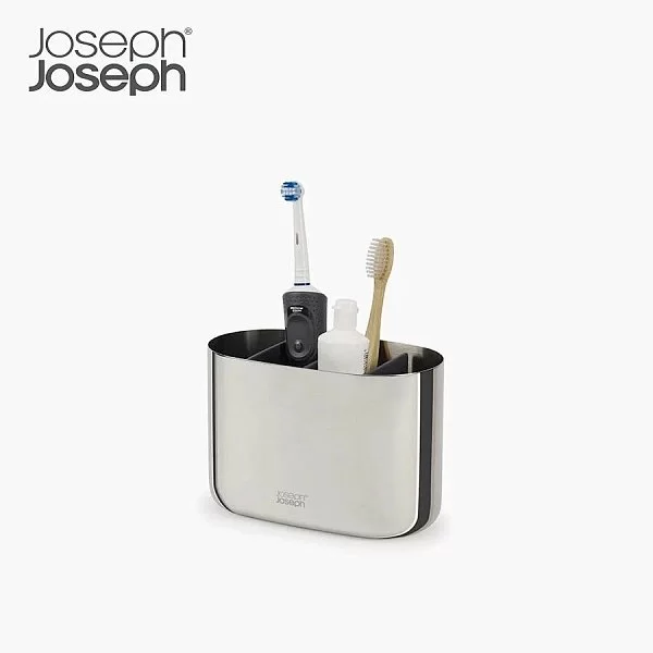 Подставка для зубных щеток EasyStore Lux 17,5х9,4х11,7 см, нержавеющая сталь, Joseph Joseph, Великобритания, 70581 - изобр. 8
