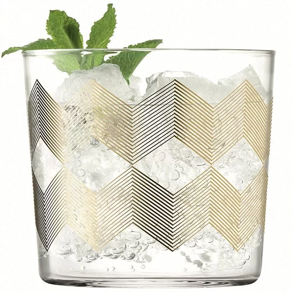 Набор из 4-х стаканов Signature Chevron 310 мл, выдувное стекло, LSA International, Великобритания, G060-09-146 - изобр. 11