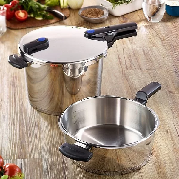 Скороварка из нержавеющей стали Vitaquick® 6 л диаметр 22 см, Fissler, Германия, 6003000600 - изобр. 13
