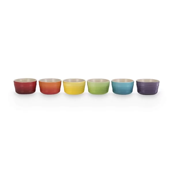 Набор из 6-ти рамекинов 0,1 л, материал керамика, Le Creuset, Франция, 79134108359030 - изобр. 7