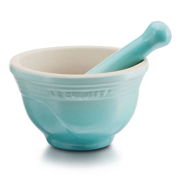Ступка с пестиком 300 мл, материал керамика, цвет мятный, Le Creuset, Франция, 91003400496000 - изобр. 7