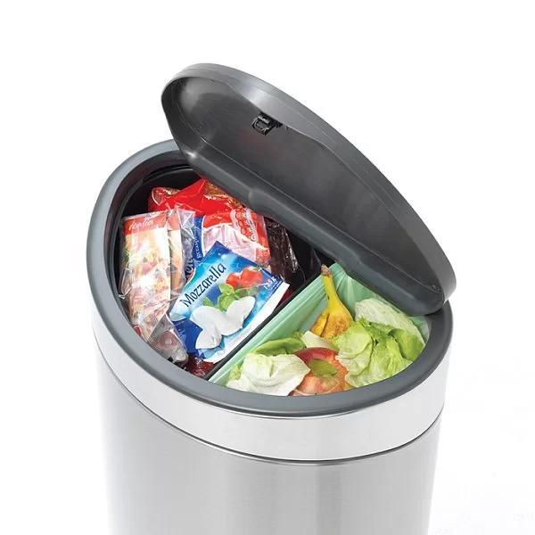 Мусорный бак 2 секции Touch Bin New, 10+23л, Brabantia, 100680 - изобр. 14