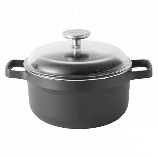 Кастрюля с крышкой Gem, диаметр 20 см, объем 2,8 см, цвет черный, алюминий, Berghoff, Бельгия, 2307309 - изобр. 7